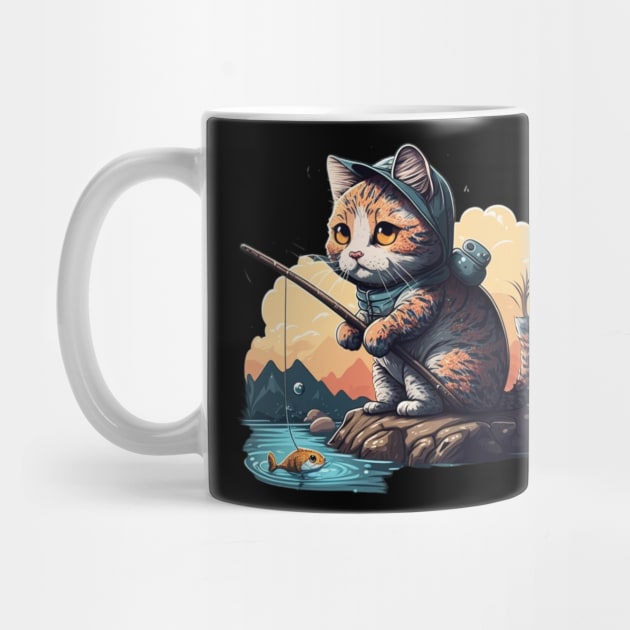 Cat fishing by Art ucef